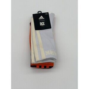 Adidas x Ivy Park 3 Pack Socks Women's Small Orange Blue Red 2019